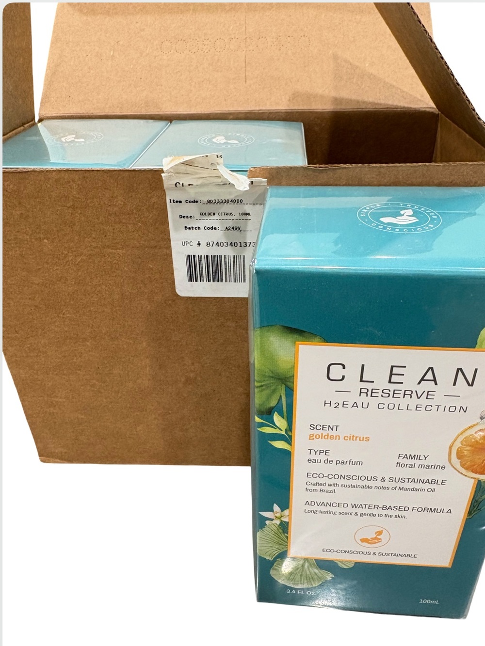 Clean Reserve Golden Citrus 3 pack EDP 3.4 oz new sealed
